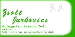 zsolt jurkovics business card